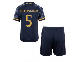 Real Madrid Jude Bellingham #5 Replika Babytøj Udebanesæt Børn 2023-24 Kortærmet (+ Korte bukser)